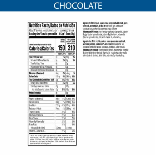 Kellogg's® Frosted Flakes Chocolate Family Size Cereal Perspective: right