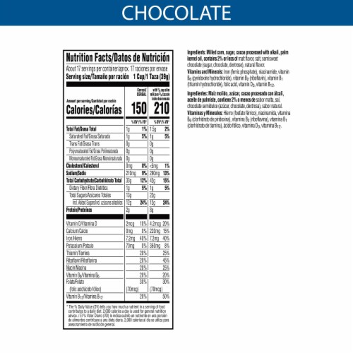 Kellogg's® Frosted Flakes Chocolate Family Size Cereal Perspective: right