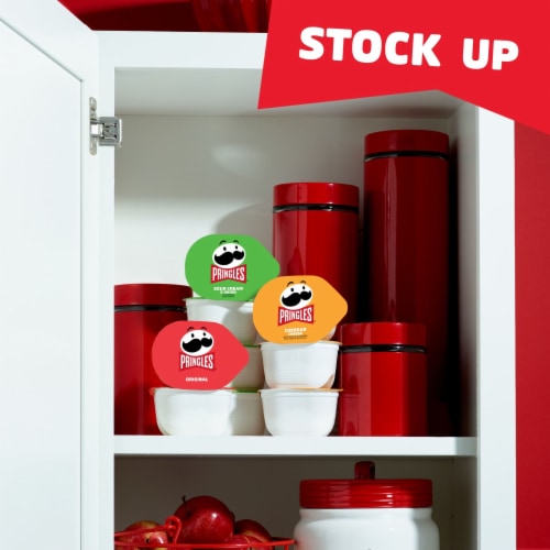 Pringles® Variety Pack Potato Crisps Chips Perspective: right