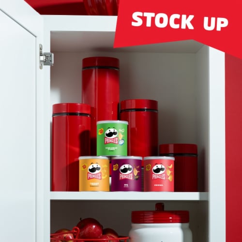 Pringles Variety Pack Potato Crisps Chips Grab and Go Snack Packs Perspective: right