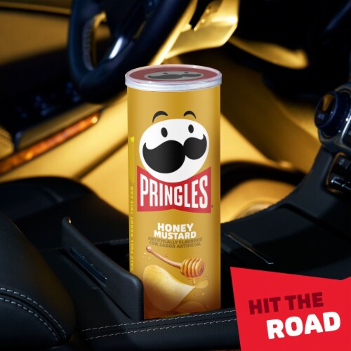 Pringles® Honey Mustard Potato Crisps Chips Perspective: right