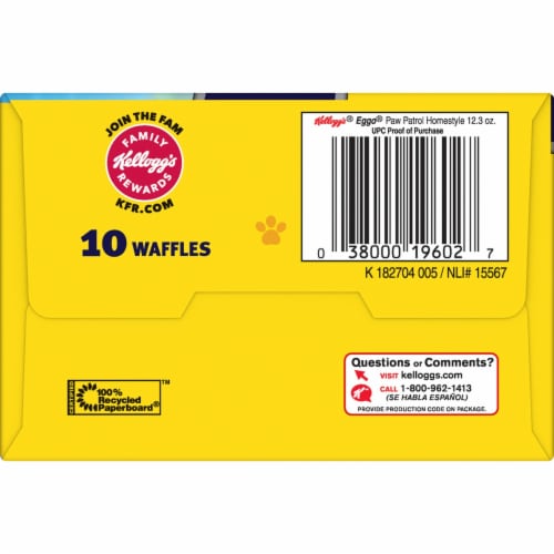 Eggo Homestyle Frozen Waffles Perspective: right
