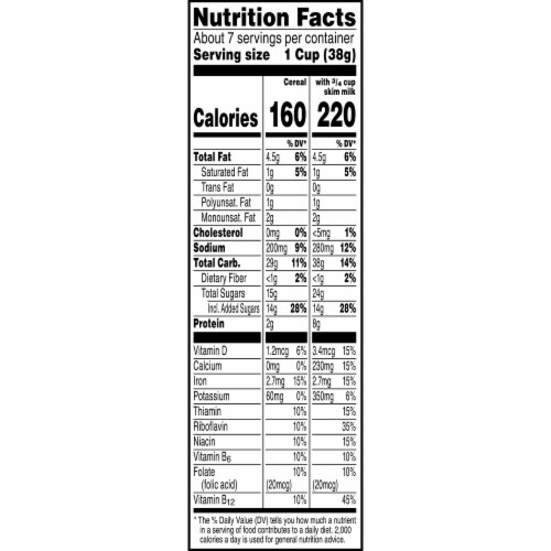 Kellogg's Corn Pops Breakfast Cereal Chocolate Peanut Butter Perspective: right