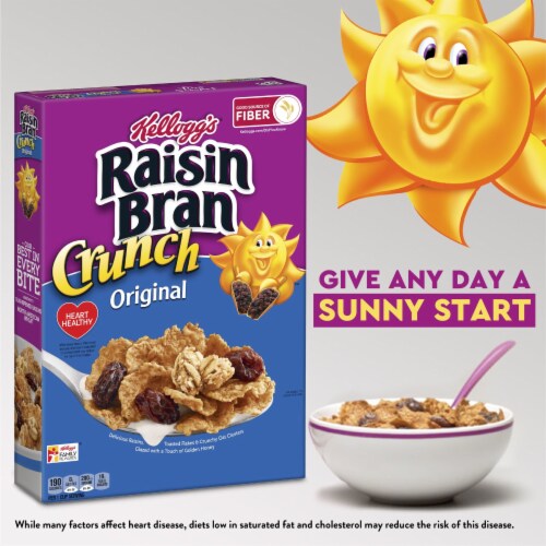 Kellogg's® Raisin Bran Crunch Original Cereal Perspective: right