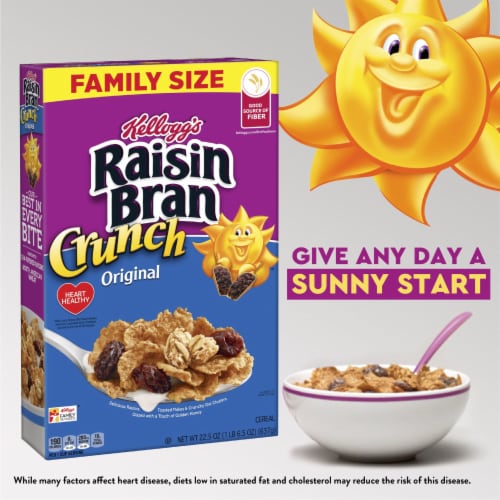 Kellogg's® Raisin Bran Crunch Family Size Cereal Perspective: right