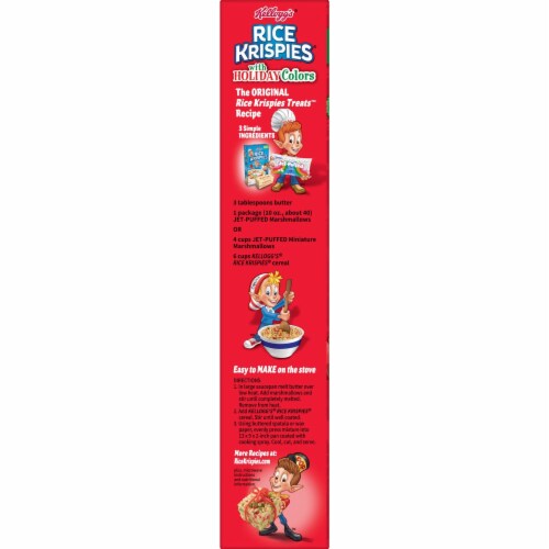 Kellogg's® Rice Krispies Holiday Colors Cereal Perspective: right