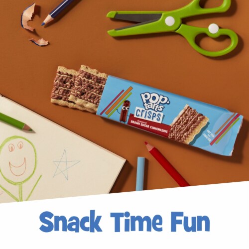 Pop-Tarts Frosted Brown Sugar Crisps Baked Snack Bars Perspective: right