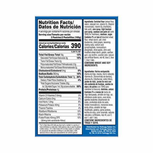 Pop-Tarts Red White & Blueberry 8 Count Perspective: right