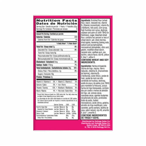 Pop-Tarts Frosted Sparkle-Licious Cherry Toaster Pastries 8 Count Perspective: right