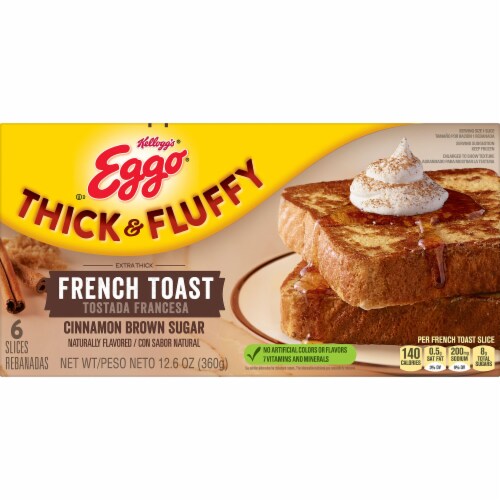 Kellogg's® Eggo® Thick and Fluffy Cinnamon Brown Sugar Frozen French Toast Perspective: right