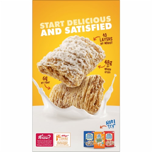 Kellogg's Frosted Mini-Wheats Breakfast Cereal Original Perspective: right