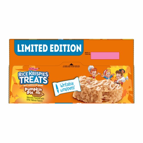 Rice Krispies Treats Pumpkin Pie Crispy Marshmallow Squares Perspective: right