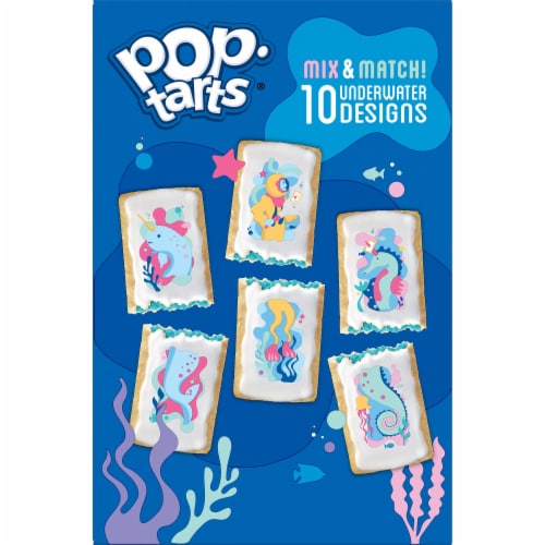 Pop-Tarts Toaster Pastries Mer-Mazing Blue Raspberry Perspective: right