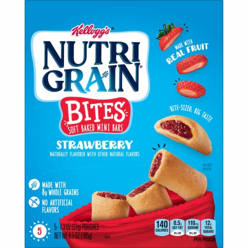 Nutri-Grain Bites Strawberry Mini Breakfast Bars Perspective: right