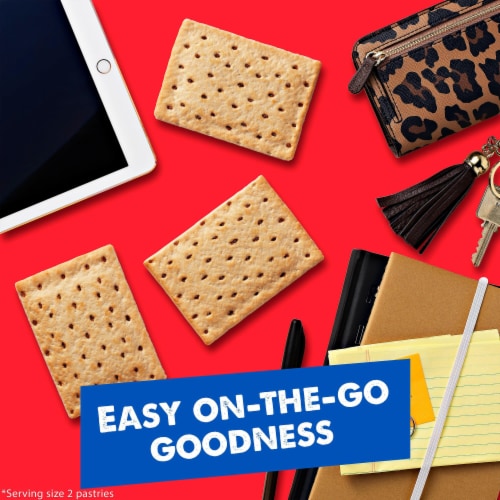 Kellogg's Pop-Tarts Unfrosted Brown Sugar Cinnamon Toaster Pastries Perspective: right