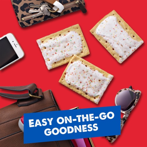 Pop-Tarts Frosted Strawberry Toaster Pastries Perspective: right