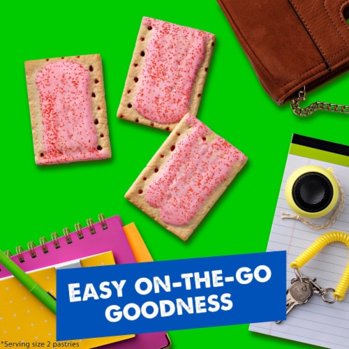 Kellogg's Pop-Tarts Frosted Cherry Toaster Pastries Perspective: right