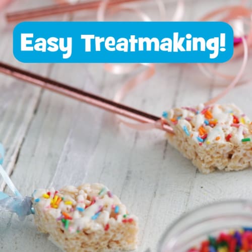 Kellogg's Rice Krispies Treats Birthday Cake Marshmallow Snack Bars Perspective: right