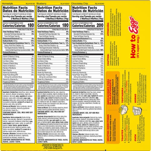 Eggo Frozen Waffles Variety Pack Perspective: right