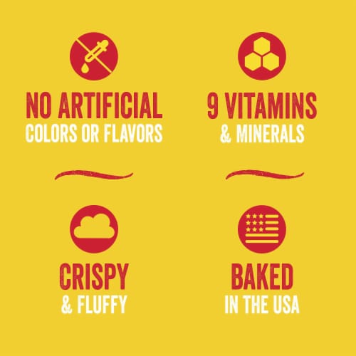 Kellogg's® Eggo® Eggoji Homestyle Frozen Waffles Perspective: right