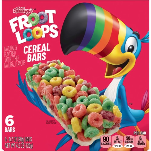 Froot Loops Cereal, Natural Fruit Flavors, Large Size