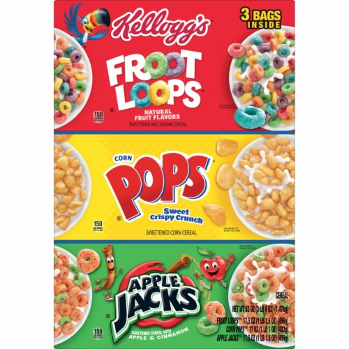 Kellogg's® Variety Pack Bag Cereal Perspective: right