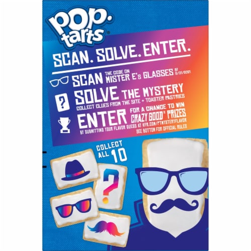 Pop-Tarts Mister E Flavor Mystery Flavor Toaster Pastries Perspective: right