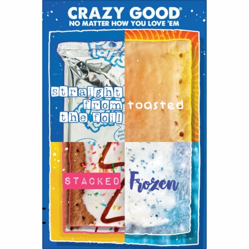 Pop-Tarts Frosted Peach Cobbler Toaster Pastries Perspective: right