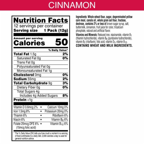 Kellogg's Jumbo Snax Cinnamon Roll Cereal Snacks Perspective: right