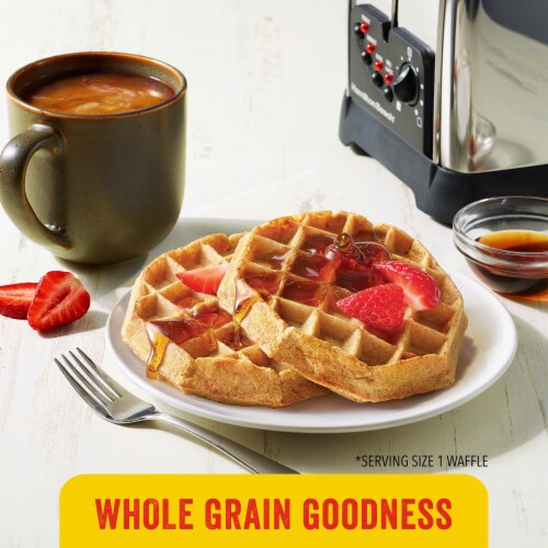 Eggo® Thick and Fluffy Original Frozen Waffles Perspective: right