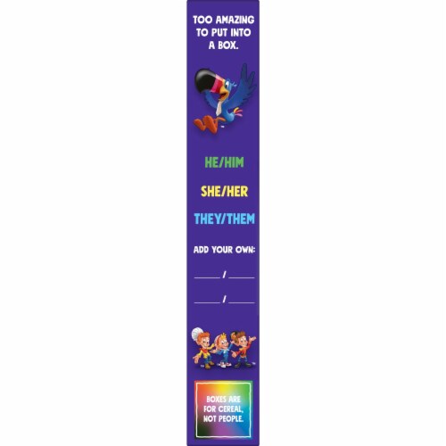 Kellogg's GLAAD Together With Pride Berry Cold Breakfast Cereal Perspective: right
