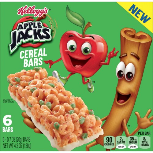 Kellogg's® Apple Jacks Original Cereal Bars Perspective: right
