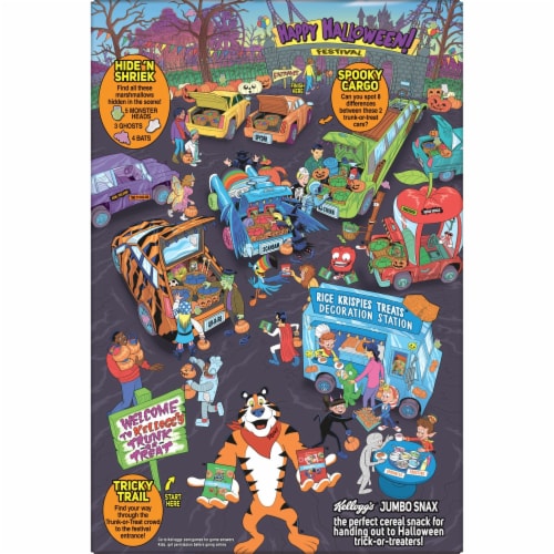 Kellogg's® Rice Krispies Shocking Orange Halloween Cereal Perspective: right