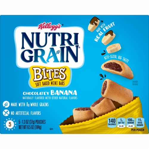Nutri-Grain® Bites Chocolatey Banana Mini Breakfast Bars Perspective: right