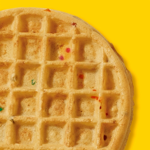 Eggo Froot Loops Frozen Waffles Perspective: right