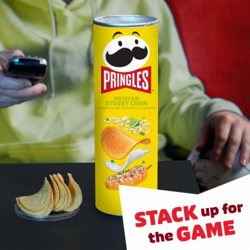 Pringles® Elote Mexican Street Corn Potato Crisps Chips Perspective: right