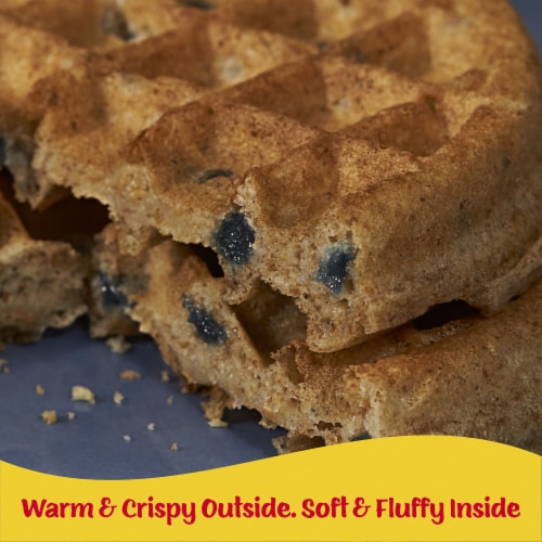 Eggo Nutri-Grain Frozen Waffles Blueberry Perspective: right
