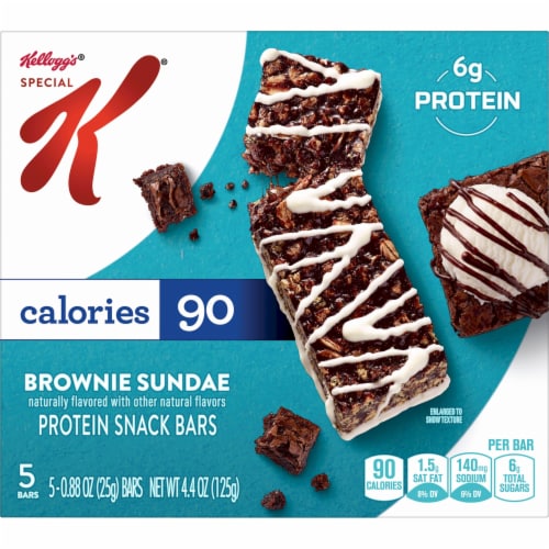 Kellogg's Special K Brownie Sundae Protein Energy Bars Perspective: right