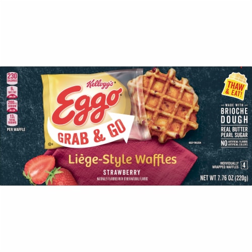 Eggo Strawberry Frozen Grab & Go Waffles Perspective: right
