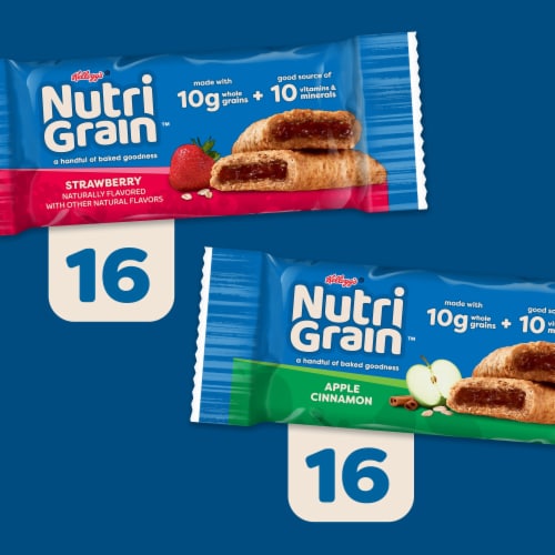 Kellogg's Nutri-Grain Breakfast Bars Variety Pack Perspective: right