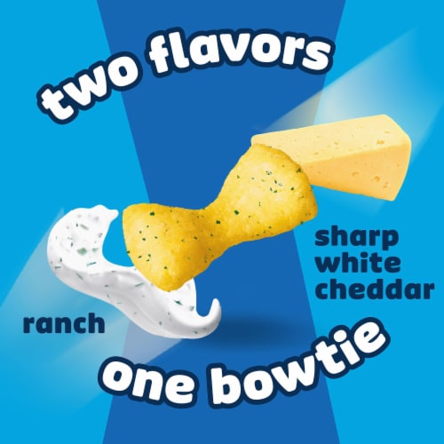 Pringles® Mingles Sharp White Cheddar and Ranch Puffed Snacks Perspective: right