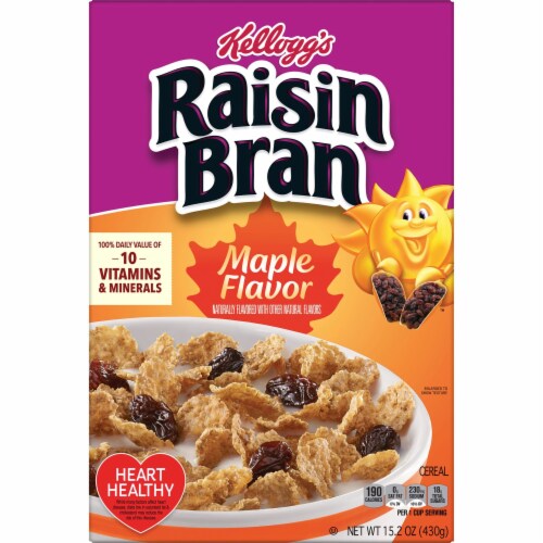 Kellogg's® Raisin Bran Maple Cereal Perspective: right