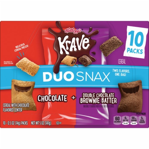 Kellogg's® Krave Duo Snax Cereal Snacks Perspective: right