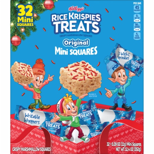 Rice Krispies Treats® Original with Holiday Sprinkles Mini Marshmallow Cereal Bars Perspective: right