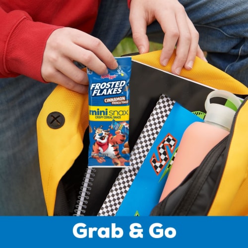 Kellogg's® Frosted Flakes Cinnamon French Toast Mini Crispy Cereal Snacks Perspective: right
