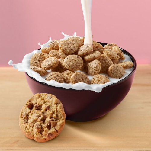 Kellogg's Crumbl Chocolatey Chip Cookie Cereal Perspective: right