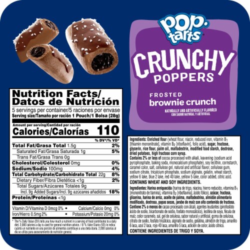 Pop-Tarts® Frosted Brownie Crunchy Poppers Perspective: right