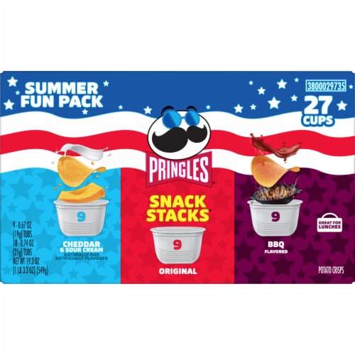 Pringles® Snack Stacks Potato Crisps Chips Variety Pack Perspective: right