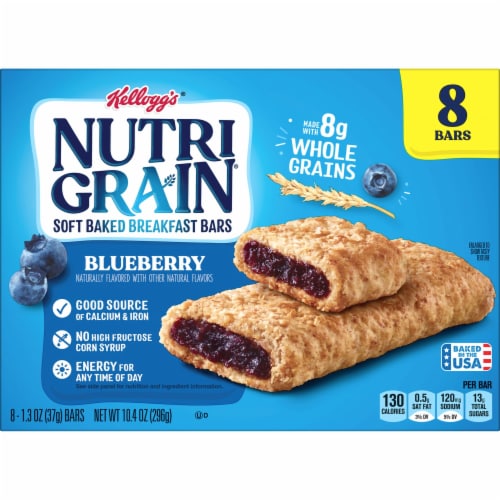 Nutri-Grain® Blueberry Breakfast Bars Perspective: right