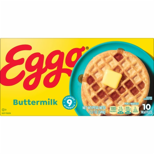 Kellogg's® Eggo® Buttermilk Frozen Waffles Perspective: right